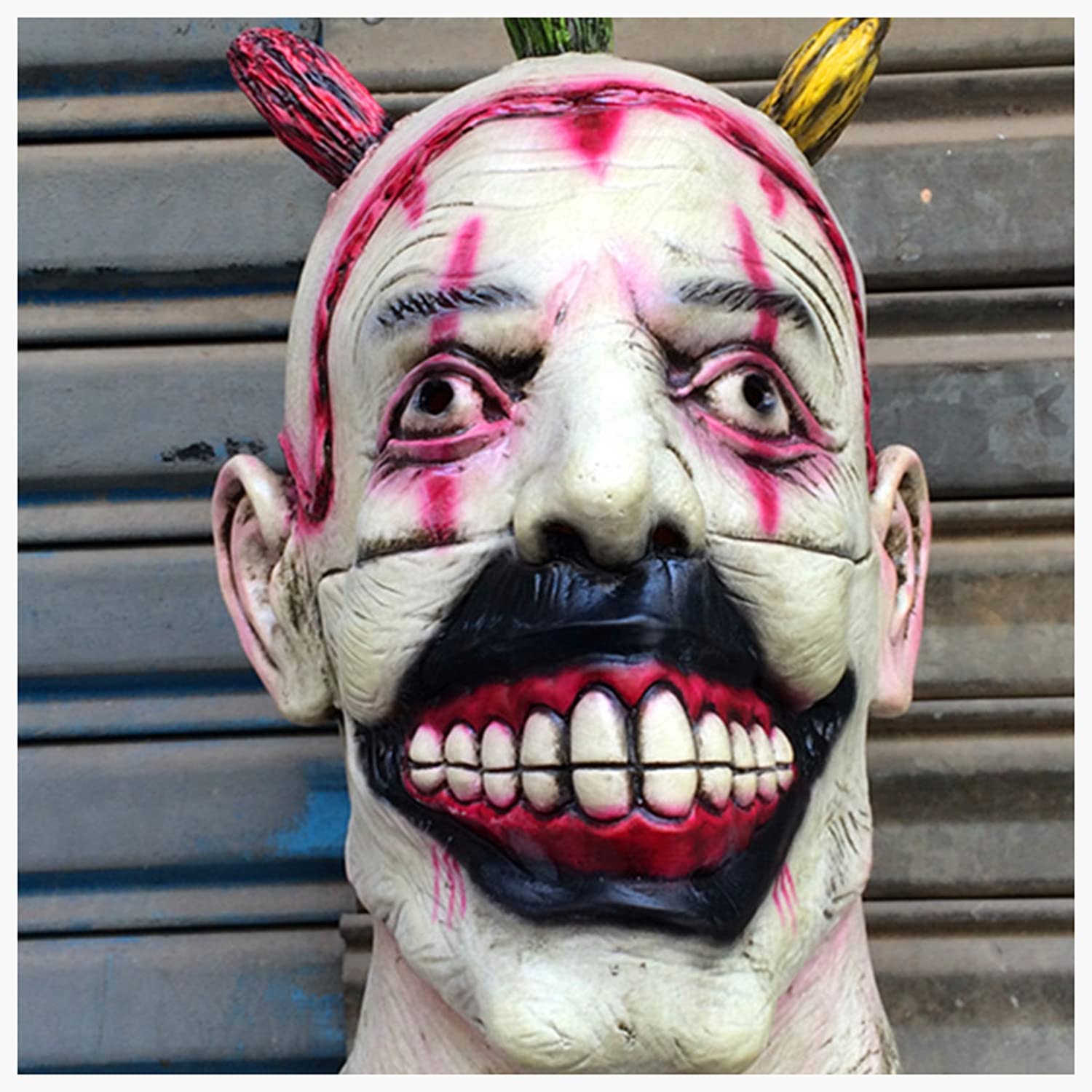 Amazon.co.jp: ハロウィンホラーインディアンマスクラテックス